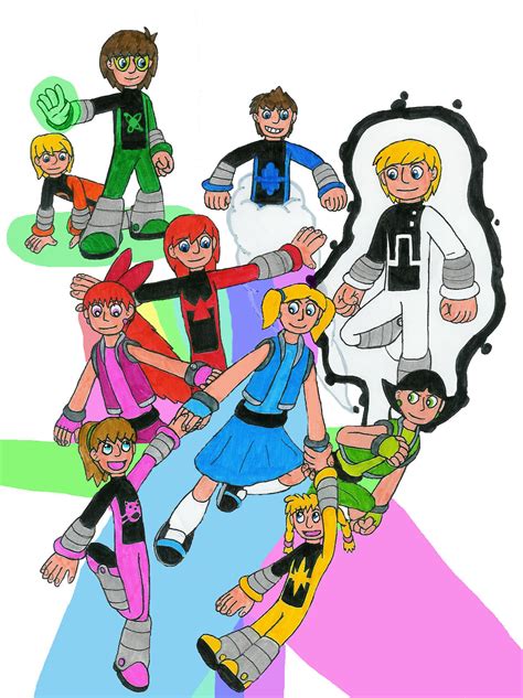 powerpuff girls and power pack by mcsaurus on deviantart