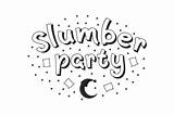 Slumber Party Craft Fabrica Creative sketch template