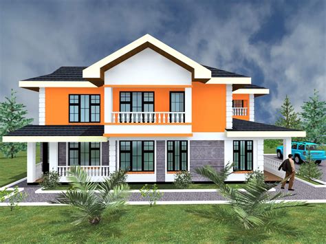 bedroom maisonette house designs  kenya  cost    house plans  house