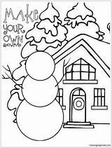 Pages Grade First Winter Own Coloring Snowman Build Color Printable Christmas Kids Print Coloringpagesonly sketch template