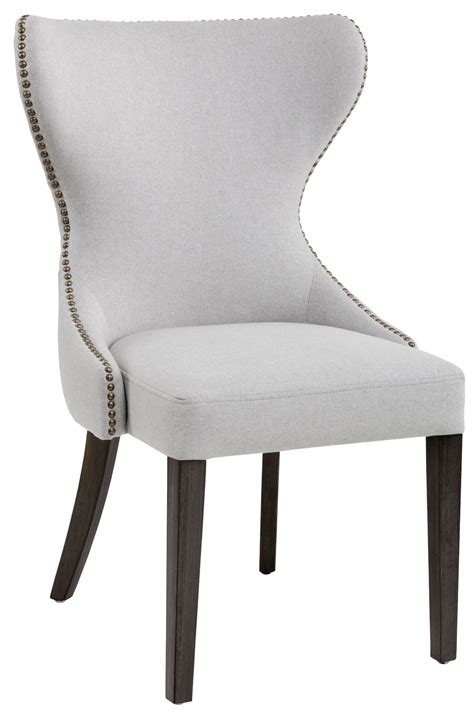 ariana light grey fabric dining chair  sunpan modern home