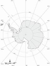 Antartida Mapa Mudo La Reproduced sketch template