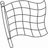 Bandeira Banderas Aprender Checkered Bw sketch template