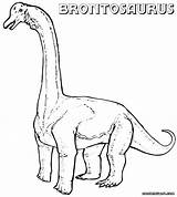 Long Neck Coloring Pages Dinosaurs sketch template