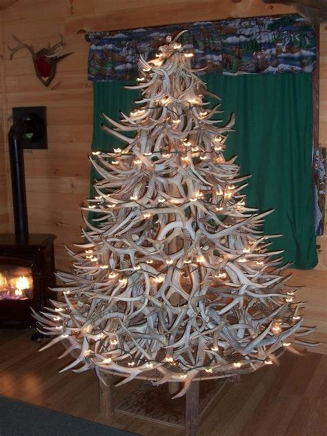 shed antler christmas trees      festive spirit