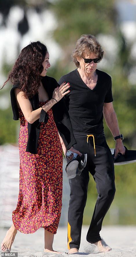 Mick Jagger 78 And Girlfriend Melanie Hamrick 34 Hit The Beach