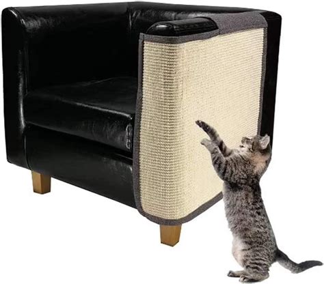 cat furniture protector heavy duty anti scratching mat sisal couch guard  cats protect