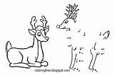 Woodland Forests Rudolph Lapland sketch template
