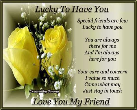 Love You My Friend Free Special Friends Ecards Greeting