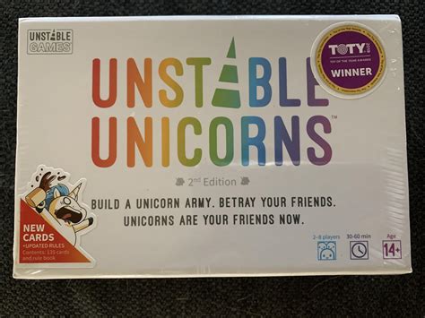 unstable unicorns  edition box runstableunicorns