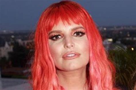 jessica simpson instagram buxom babe flaunts everything in see through dress daily star