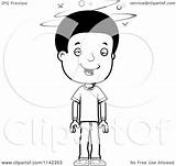 Teenage Adolescent Boy Clipart Cartoon Drunk Outlined Coloring Vector Cory Thoman Royalty sketch template