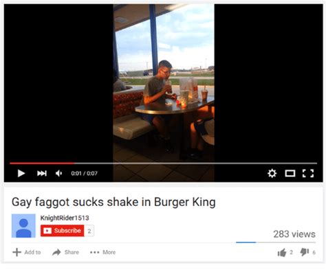 Sex Group Gay Faggot Sucks Shake In Burger Kind Loves Black