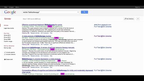 effective search strategies  google scholar youtube