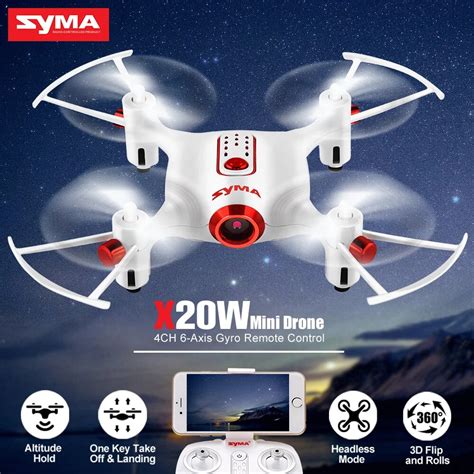 syma  ch xw rc mini drone quadcopter helicopter aircraft dron  camera fpv real time