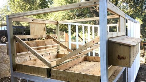 building  chicken coop part  youtube