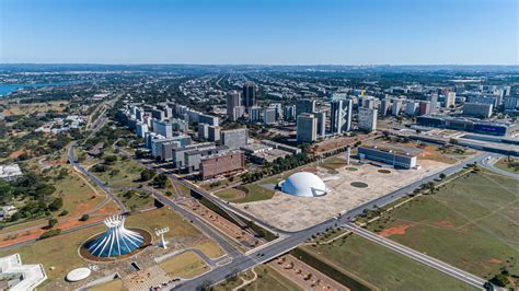 brasilia distrito federal brazil circa june  aerial photo