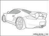 Porsche Coloring Pages Template sketch template