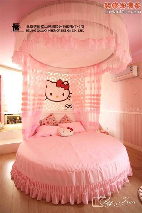 adorable hello kitty round bed hello kitty bed hello kitty bedroom hello kitty rooms