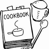 Clipart Cookbook Recipe Book Cook Clip Cliparts Economics Cookbooks Recipes Cartoon Cooking Clipartmag Clipground Library Collection sketch template