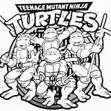 Turtles Mutant Tmnt Ninjas sketch template