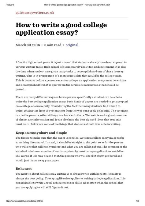 college essay introduction examples   write  essay