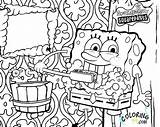 Spongebob Coloring Pages Games Getcolorings Printable sketch template