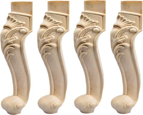 cm wooden furniture legs la vane set   european style solid wood carving