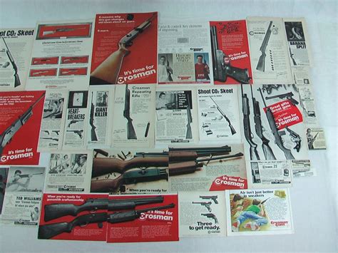 shipping  original crosman guns magazine ads     largest advertisement