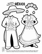 Hispanic Coloring Heritage Mariachi Pages Culture Mexican Paper Mexico Crafts Spanish Month Kids Drawing Dolls Activities Doll Printable Learning Color sketch template