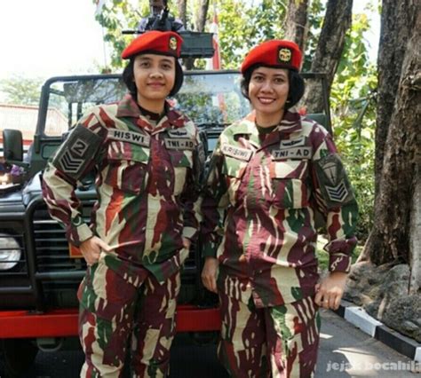 indonesian 🇮🇩female special forces soldiers kopassus