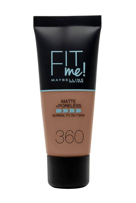 fit  matte poreless foundation makeup maybelline