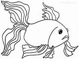 Goldfish Coloring Pages Cool2bkids Kids Color Printable Getcolorings Matisse sketch template