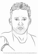 Tatum Channing Drawingtutorials101 Pencil sketch template