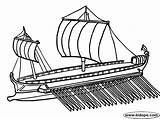 Coloring Roman Ship Pages Drawing Romans Ancient Ships Gif Choose Board Online sketch template