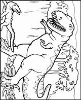 Coloring Crayola Pages Tyrannosaurus Rex sketch template