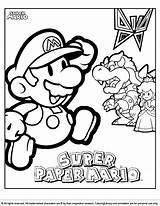 Mario Coloring Super Brothers Pages Cool Library sketch template