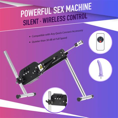 Portable Thrusting Dildo Sex Machine W Remote Control And Big Realistic