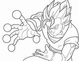 Vegito Pages Coloring Ssj Ssj4 Dragon Ball Vegeta Deviantart Template sketch template