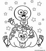 Coloring Halloween Skeleton Pages Pumpkin Kids Print Scary Printable Skeletons Silly Color Face Tick Treat Pumpkins Sheet Happy Worksheets Patch sketch template