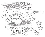 moana coloring pages printable