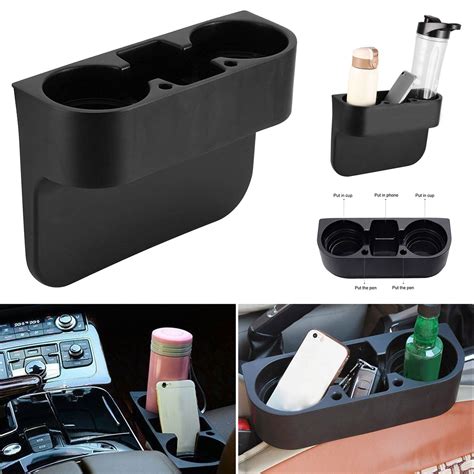 eeekit car seat seam wedge cup holder cell phone holder food drink bottle mount stand storage