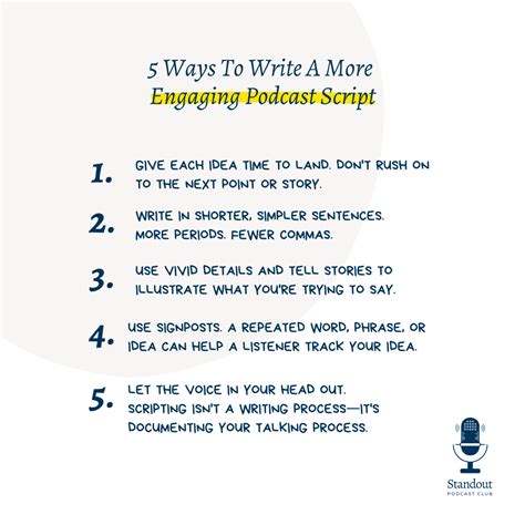 ways  improve  podcast scripts  youre heard  understood
