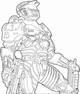 Coloring Halo Pages Spartan Master Chief Getcolorings Getdrawings Print Color Printable Colorings sketch template