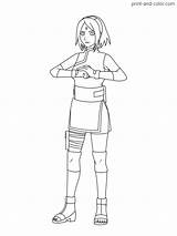 Haruno Uchiha Kunoichi Konohagakure Shippuden Dessins Template sketch template