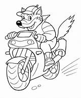 Coloring Pages Old Boys Year Years Seven Fox Print Dlya Motorcycle Happily Drives Track sketch template