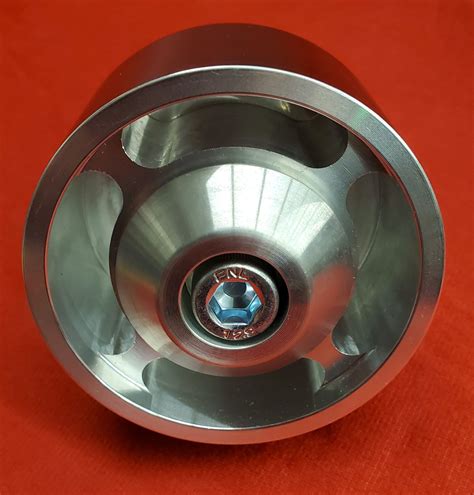 dual bearing supercharger idler pulley