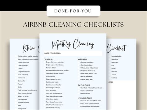 airbnb cleaning checklist cleaning checklist airbnb host etsy