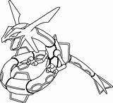 Rayquaza Pokemon Coloring Pages Normal Mega Choose Board Ausmalbilder sketch template