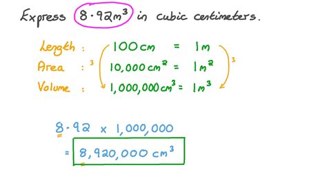 convert cm   cubic centimeters  cubic meters